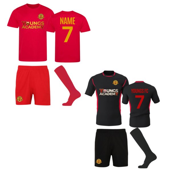Youngs FC Player Bundle (Home and Away) Kids Thumbnail