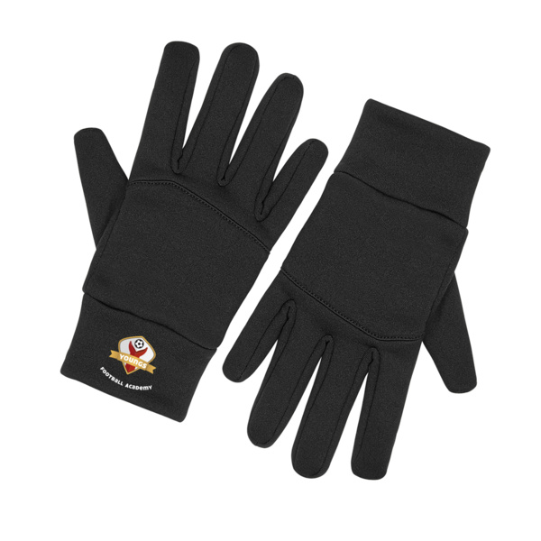 Youngs Football - Softshell sports tech gloves Thumbnail