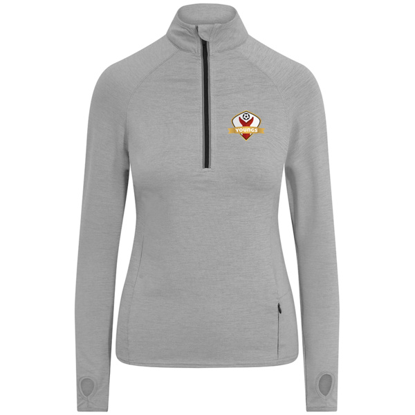 Youngs Football - Cool-Flex Girlie Half Zip Top Thumbnail